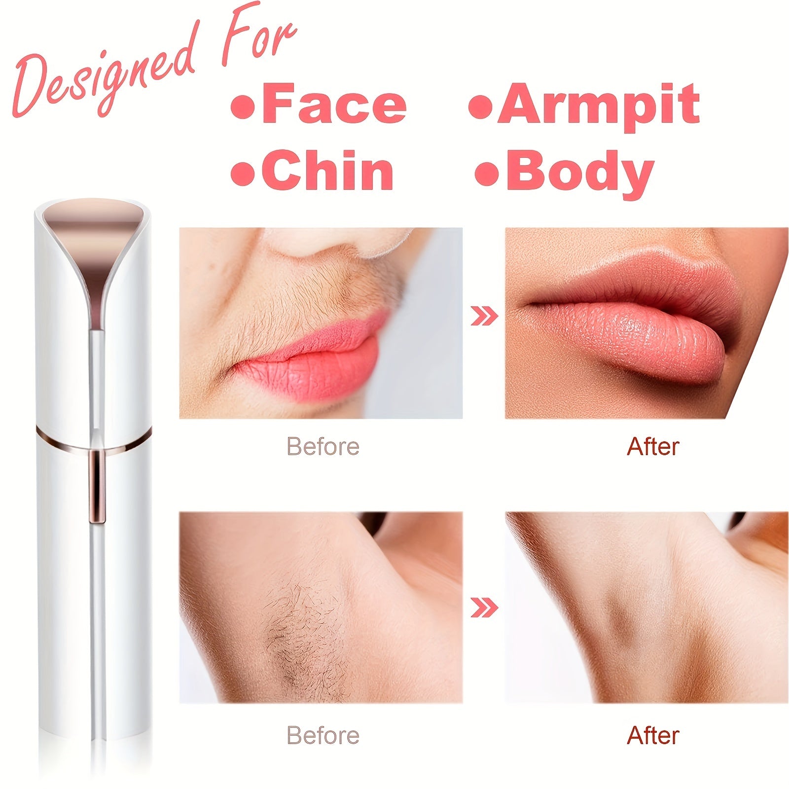 Depiladora Facial Portatil Recargable